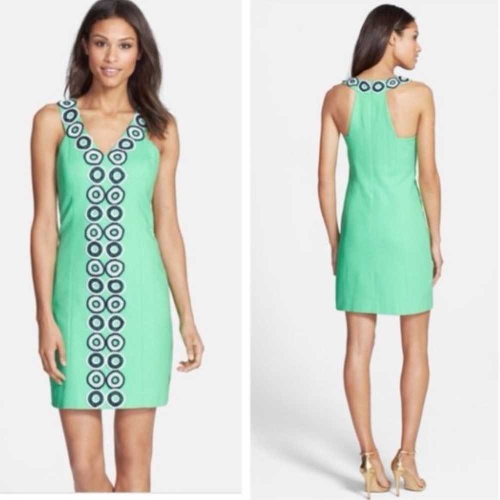 Lilly Pulitzer Trudy Dress Go Go Green Size 0